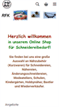 Mobile Screenshot of kurzwarenmarkt.de